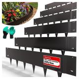 $64 40'x10' Metal Landscape Edging, 6-Pack (20ft T
