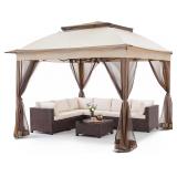 $170 COOS BAY 11x11 Pop Up Gazebo with Mesh Nettin