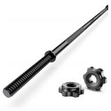 $32 55' Weight Lifting Bar, 1' Standard Straight B
