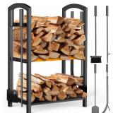 $76 Meoligr Firewood Rack Holder, MFRH-001