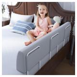 $46 FigTime Bed Bumper for Toddlers, Foam Bed Rail