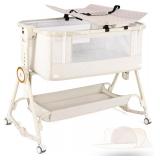$119 Baby Bassinets Bedside Sleeper 5 in 1,Bedside