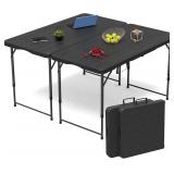 $100 VSOAEIL Set of 2Folding Table 4 Foot for Indo