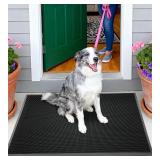 $62 32x39 Rubber Front Door Mat Outside Entrance w