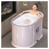 $62 Portable Bathtub For Shower Stall, Large Folda