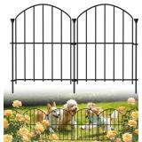 $25 12 Pack Decorative Garden Fence Panels, 17in(H