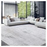 $124 HOMBYS 10x14 Modern Area Rug for Living Room