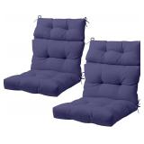 $98 COOS BAY Outdoor Chair Cushions High Back 46x2