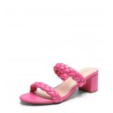 25-24B7 DREAM PAIRS Women's Braided Strap Low...