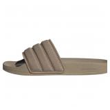 25-24A1 Adidas Adilette Suede Sandals - Blanch...