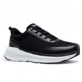 25-24A1 Men's Orthopedic Fashion Sneakers Black...