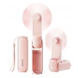 25-23D4 GAIATOP Portable Handheld Fan, Pink