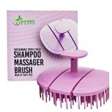 25-23D4 BAMBOEARTH Scalp Scrub Massager Brush...