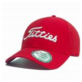 25-24C6 Titties Golf Hats for Adult Humor, Red 2