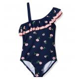 25-24B7 Kanu Surf Girls' Morgan Floral Ruffle...
