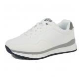 25-24A1 JABASIC Women Fashion Sneakers - White, 8