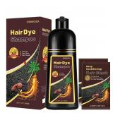25-23D6 Herbal Burgundy Hair Dye Shampoo -...
