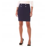 25-24B4 Rekucci Women's Pull-On Pencil Skirt...