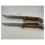 (2) Vintage Fixed Blade Knives incl. Korium