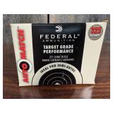 325 Rds Federal AutoMatch .22 Long Rifle