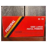 1000 Federal No. 150 Large Pistol Primers