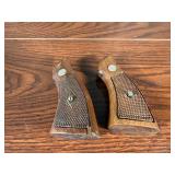 S&W Wood Revolver Grips with Medallions