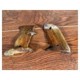 Wood Handgun Grips Stamped 7450