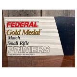 1000 Federal Gold Medal Match Small Rifle Primers