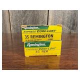 (2) Boxes Remington Express Core-Lokt .35 Rem