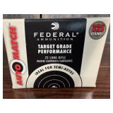 325 Rds Federal AutoMatch .22 Long Rifle