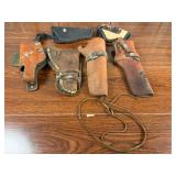 Group of Leather and Nylon Firearm Holsters