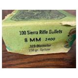 Sierra 8mm 150 Grain Spitzer Bullets
