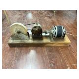 Custom Built Bench Grinder on Wood Base