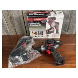 Drill Master 18V Cordless Drill & Flashlight Kit