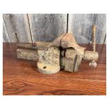 Vintage P.V. Co. New York Bench Vise, No. 63