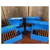 Four Blue Cases 30-06 Ammunition
