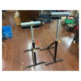 Pair of Adjustable Roller Stands