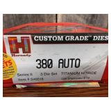 Hornady 380 Auto 3-Die Titanium Nitride