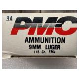 PMC 9mm Luger 115 Gr. FMJ