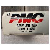 PMC 9mm Luger 115 Gr. FMJ