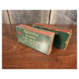 2 Vintage Boxes Remington .250 Savage