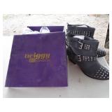 Twiggy London Studded Ankle Boots