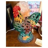 Vintage Cast Iron Rooster Figurine