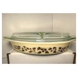 Vintage Pyrex Golden Acorn Casserole