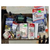 Vintage Fishing Reel and Tackle Lot