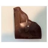 Brown Leather Belt Holster