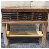 Richardson Silk Co. Spool Cabinet
