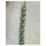 Floral Rhinestone Bracelet