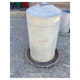 Galvanized Metal Poultry Feeder