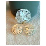 Mother of Pearl Star Brooch Set
